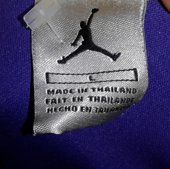 Nike air Jordan Jumpman Jersey Haddad Apparel Embroided Youth sz L womens sz S M - Picture 5 of 7